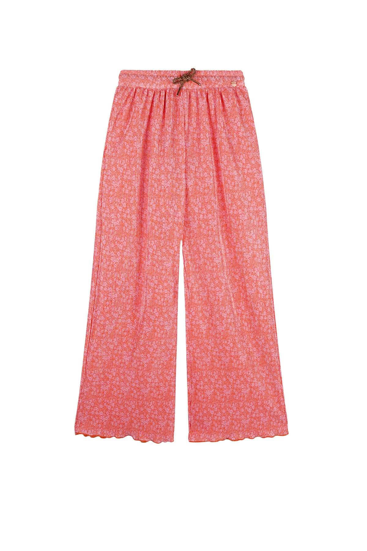 NoNo Sun Daisy AOP Plissee Palazzo Pants