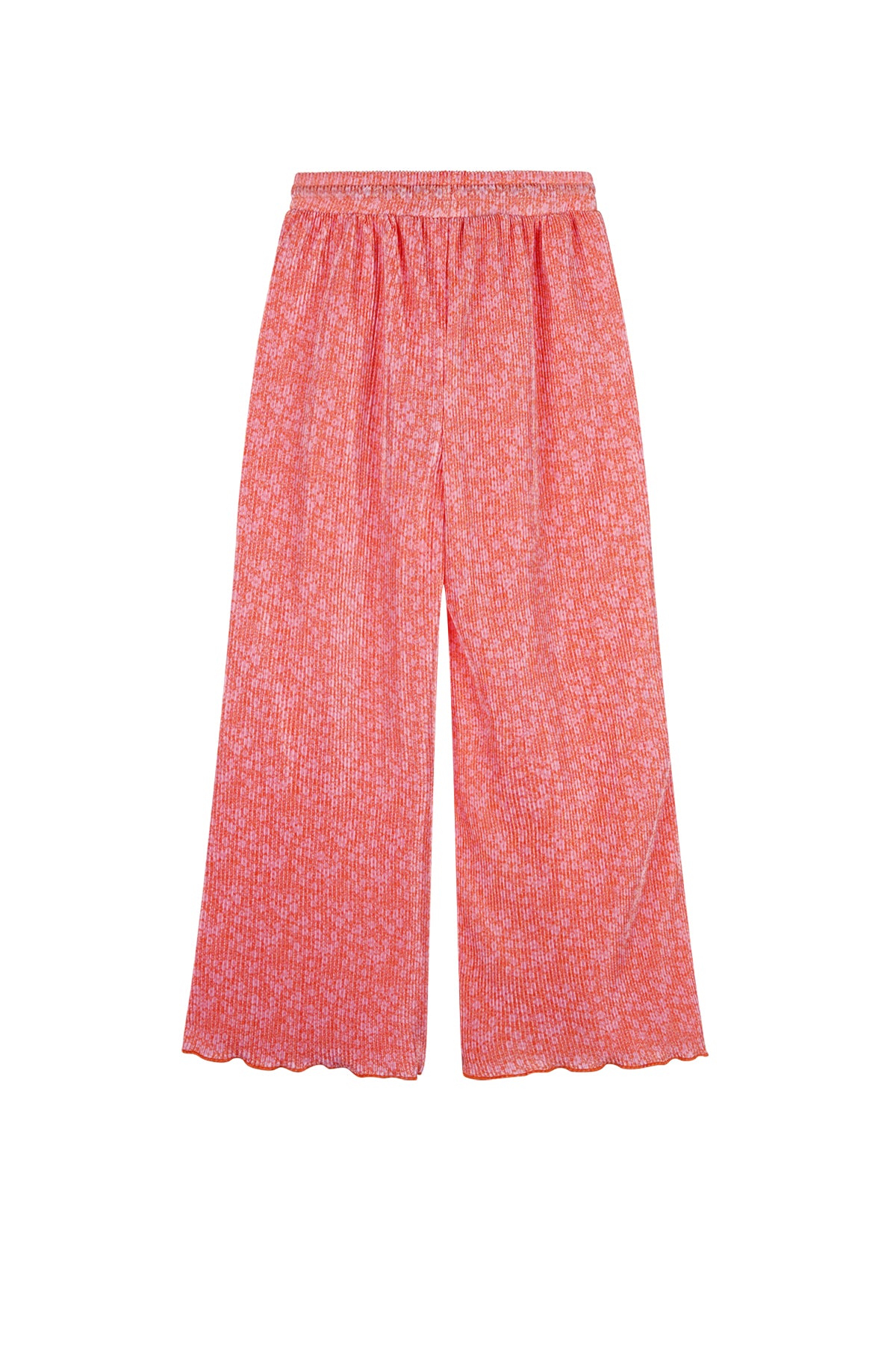 NoNo Sun Daisy AOP Plissee Palazzo Pants