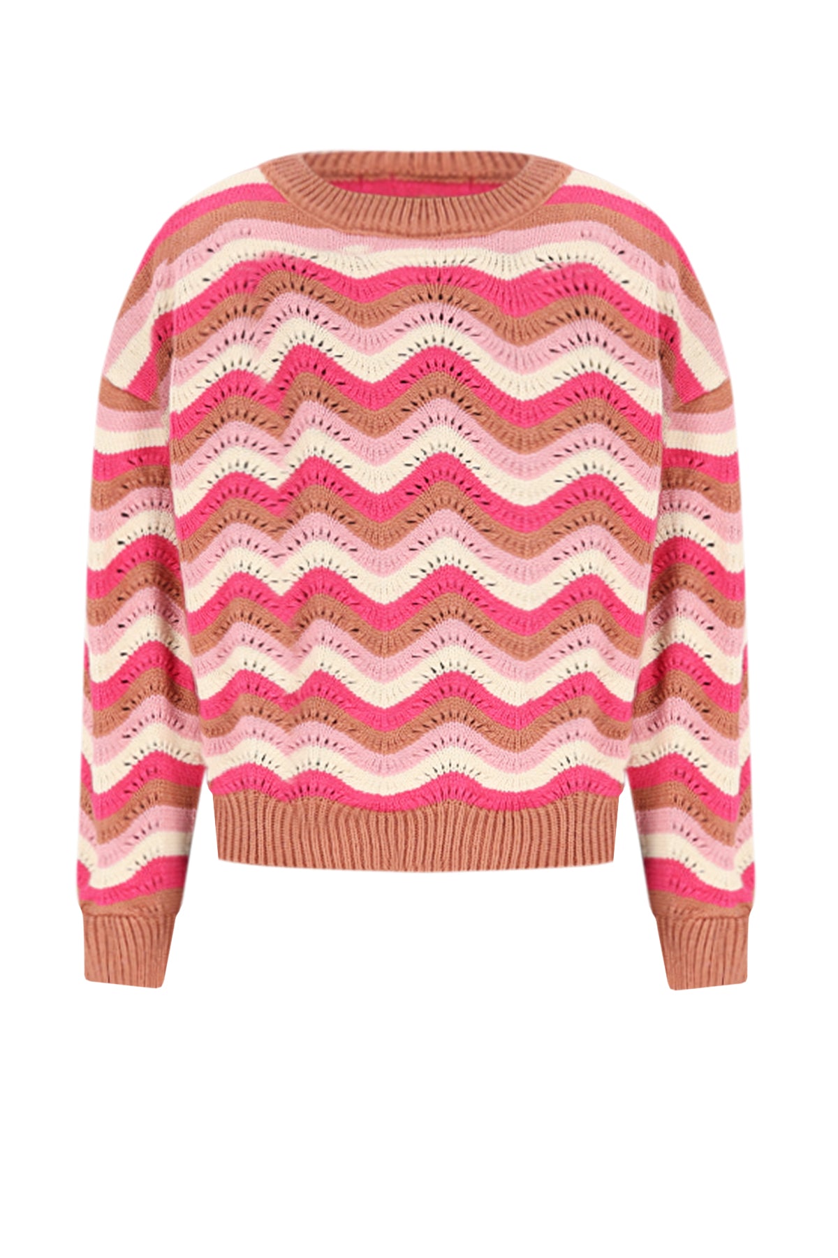 NoNo Kessy Waivy Pattern Knitted Sweater