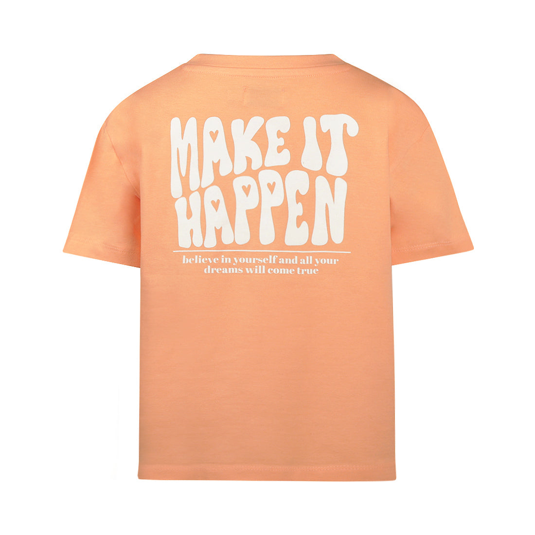 Meisjes T-shirt, loose fit van No Way Monday in de kleur Faded orange in maat 164.
