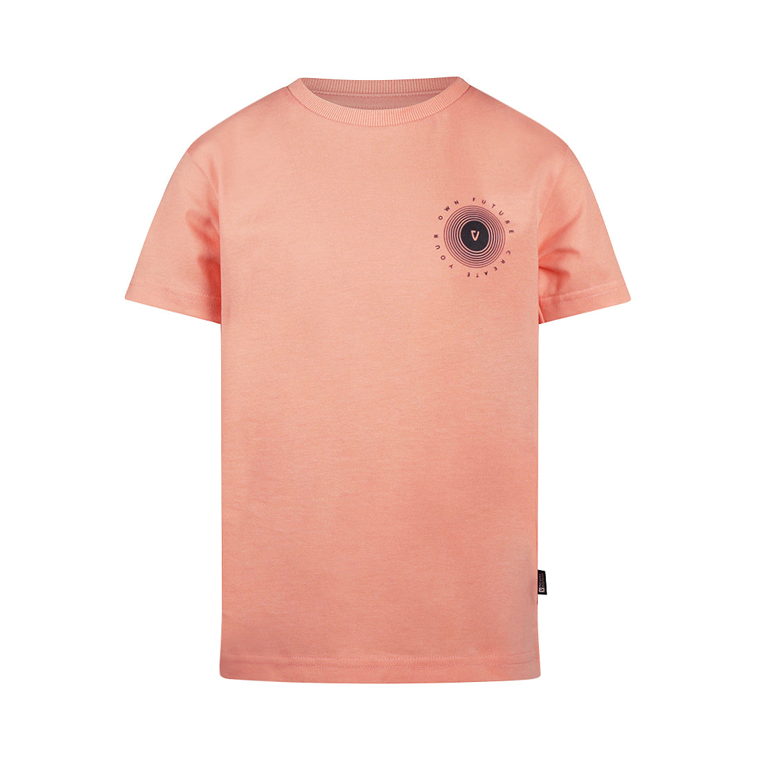 Jongens T-shirt van No Way Monday in de kleur Neon coral in maat 164.