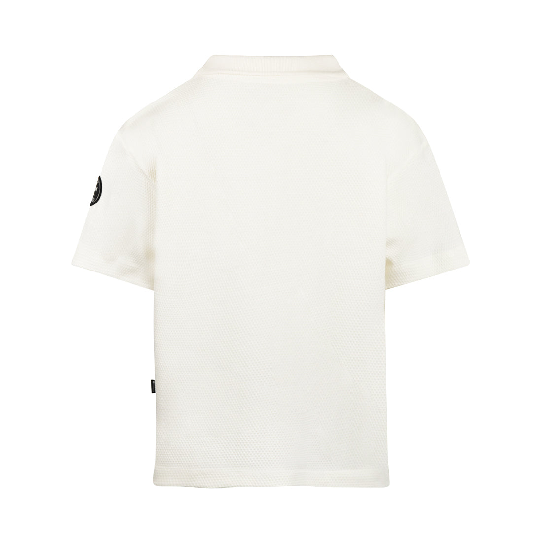 Jongens Polo shirt, loose fit van No Way Monday in de kleur Off white in maat 164.