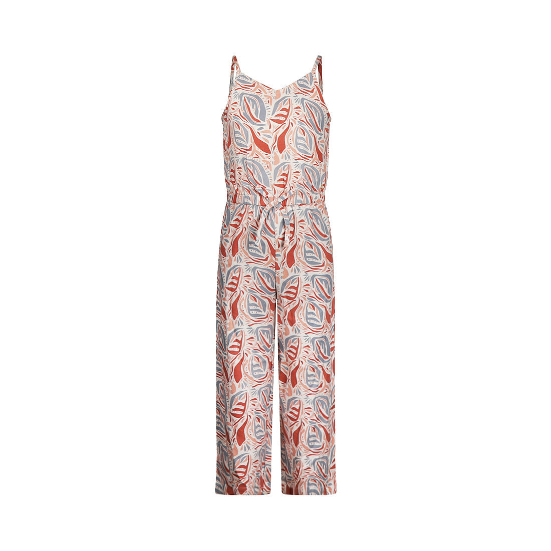 Meisjes Jumpsuit sleeveless, wide leg van Koko Noko in de kleur Brique in maat 128.