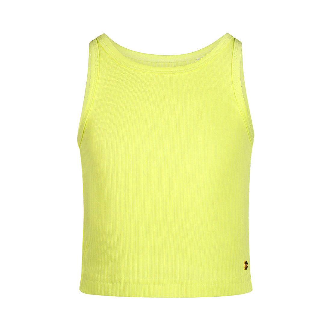 Meisjes Top van Koko Noko in de kleur Neon yellow in maat 128.
