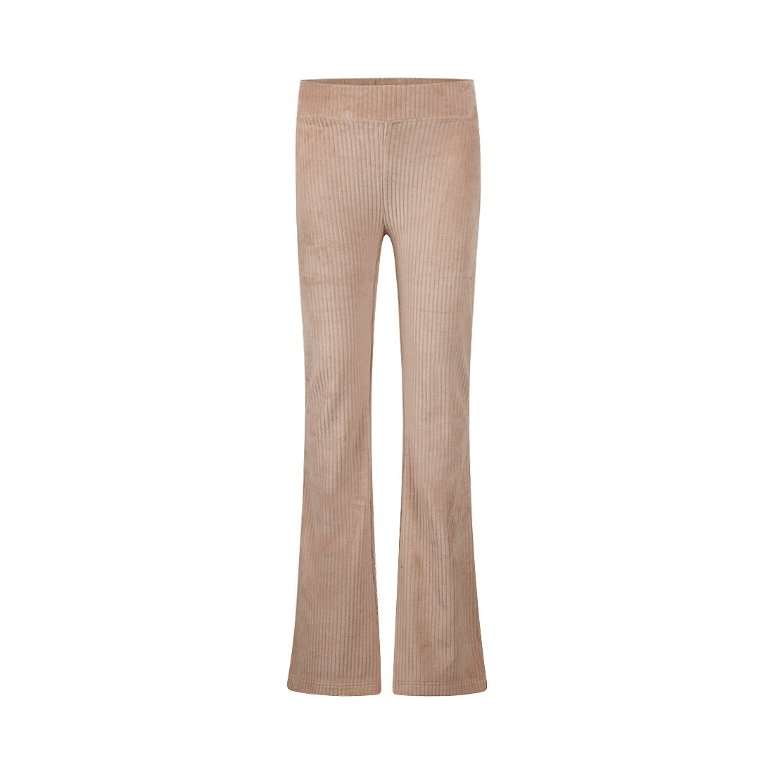 Meisjes Trousers flared van No Way Monday in de kleur Taupe in maat 164.