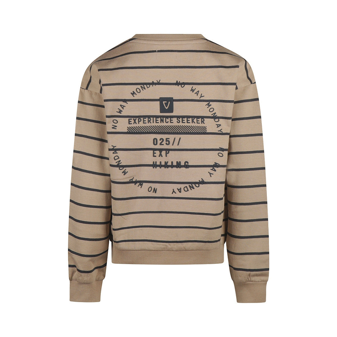 Jongens Sweater loose fit van No Way Monday in de kleur Light grey in maat 164.