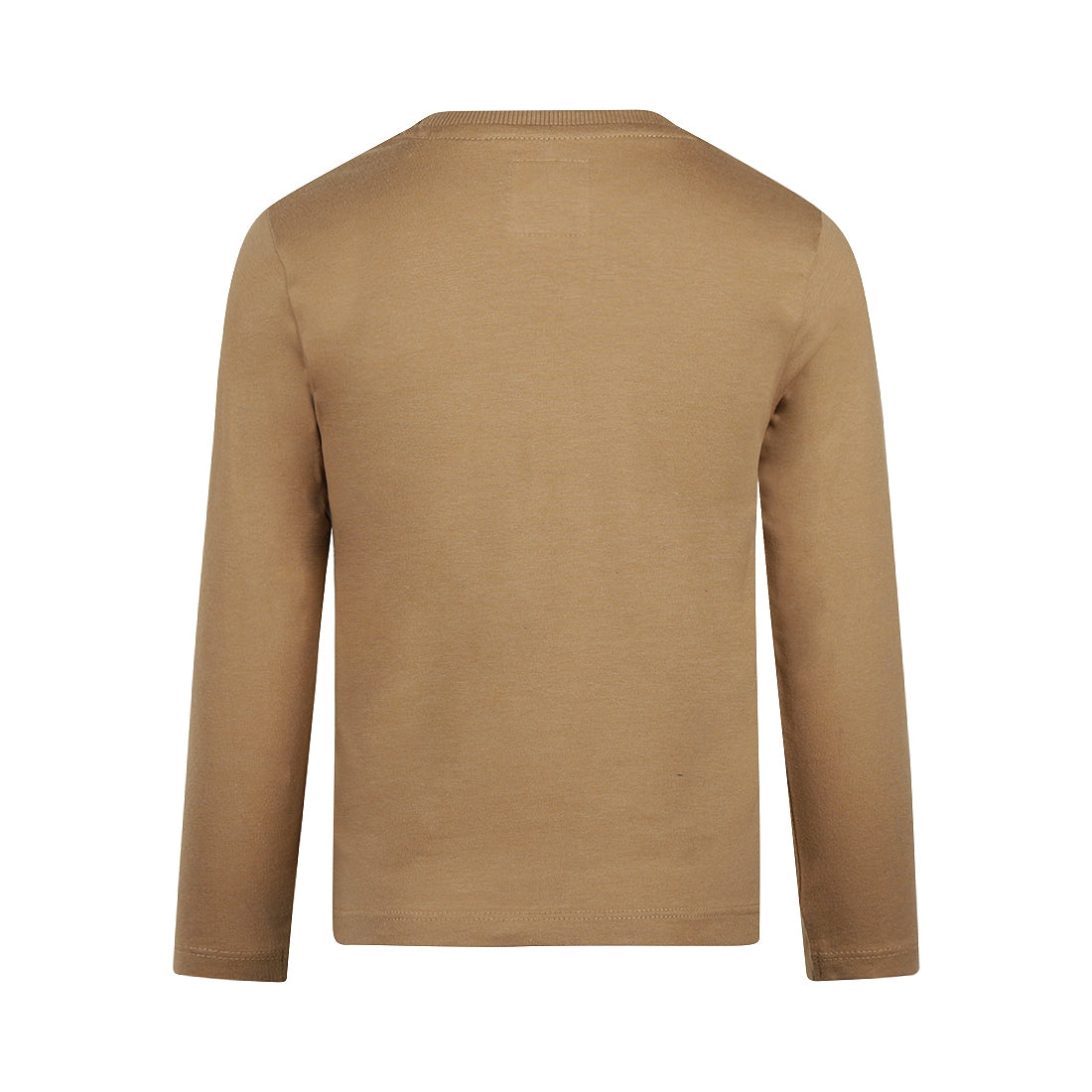 Jongens T-shirt ls van Koko Noko in de kleur Dark sand in maat 128.