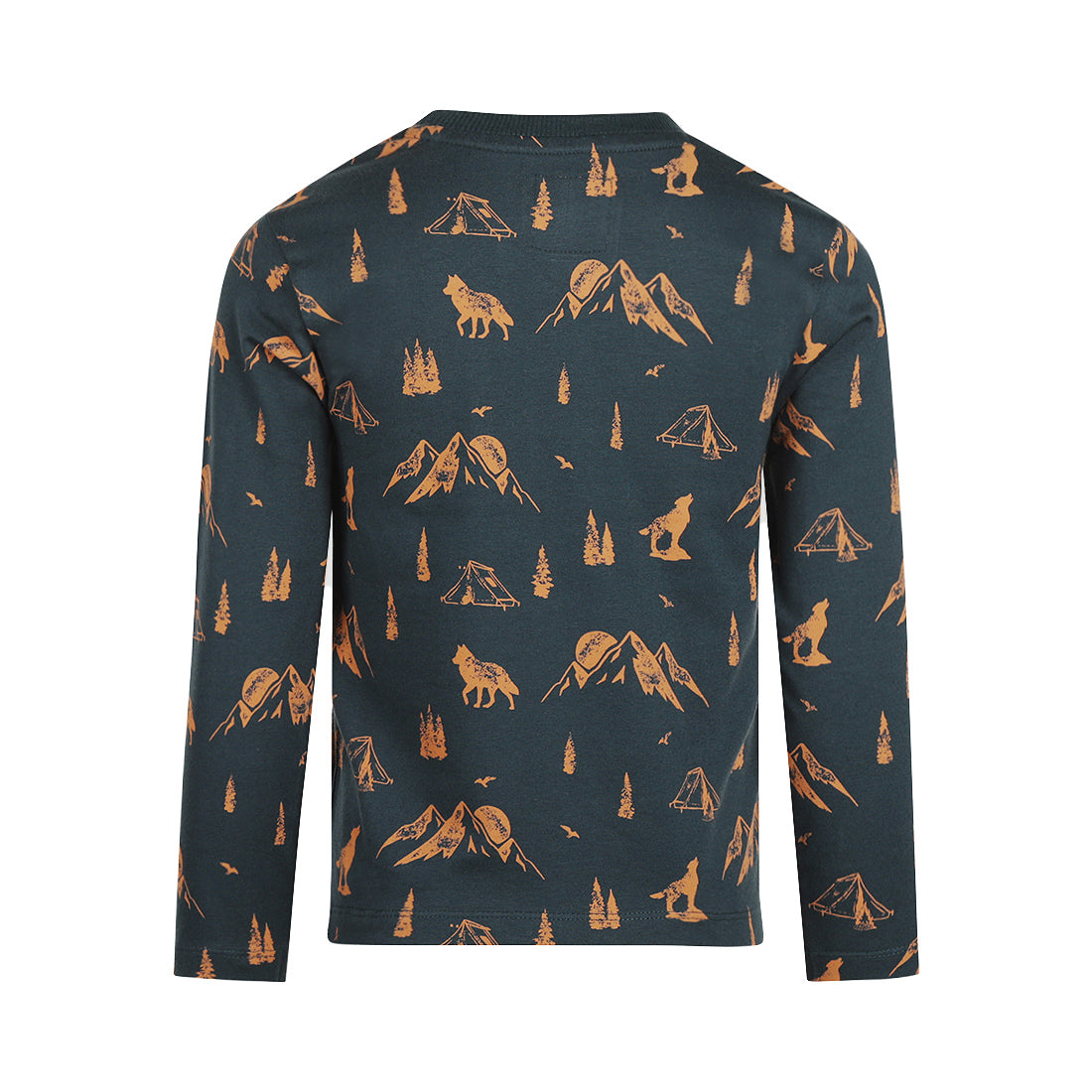 Jongens T-shirt ls van Koko Noko in de kleur Steel blue in maat 128.