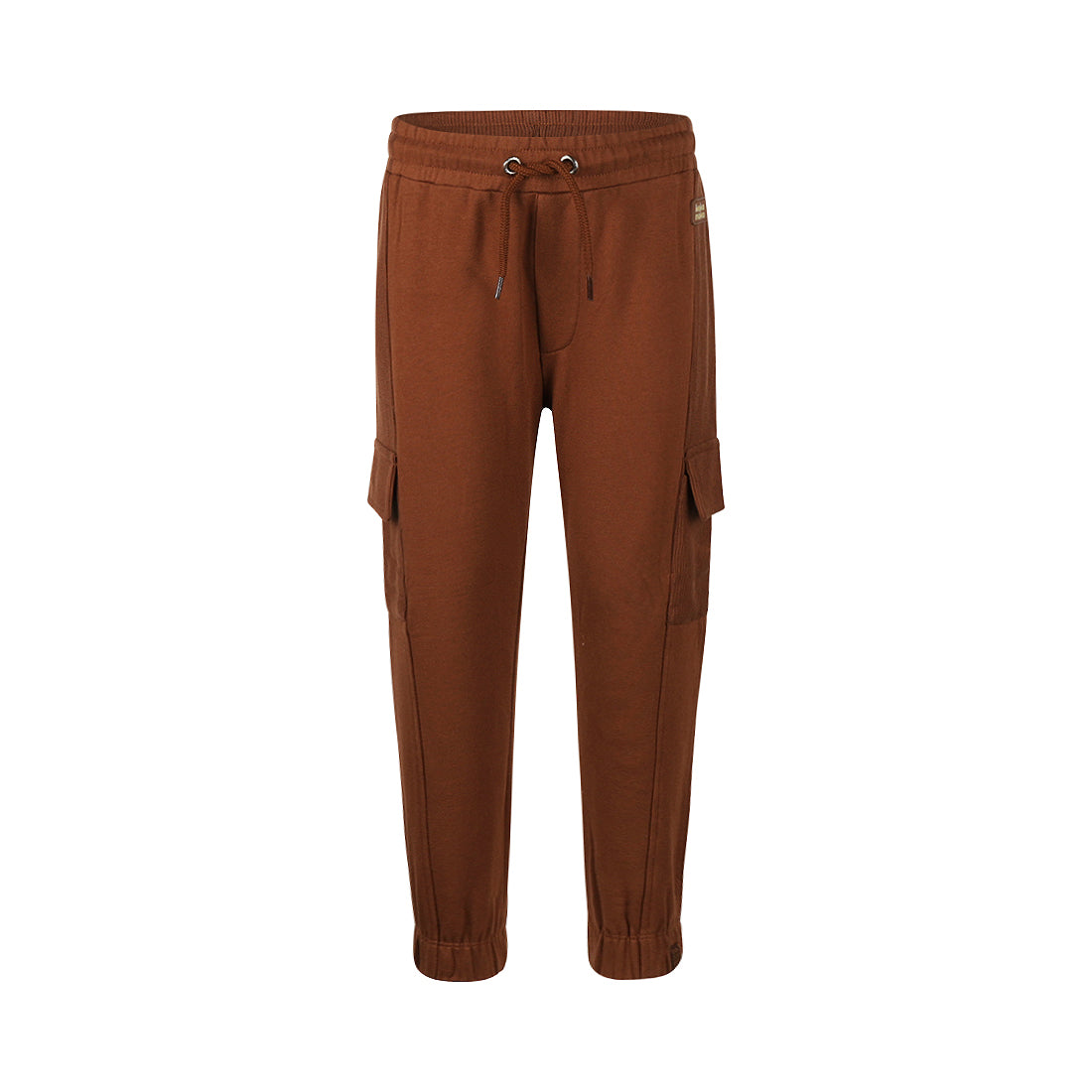 Jongens Jogging trousers loose fit van Koko Noko in de kleur Brown in maat 128.