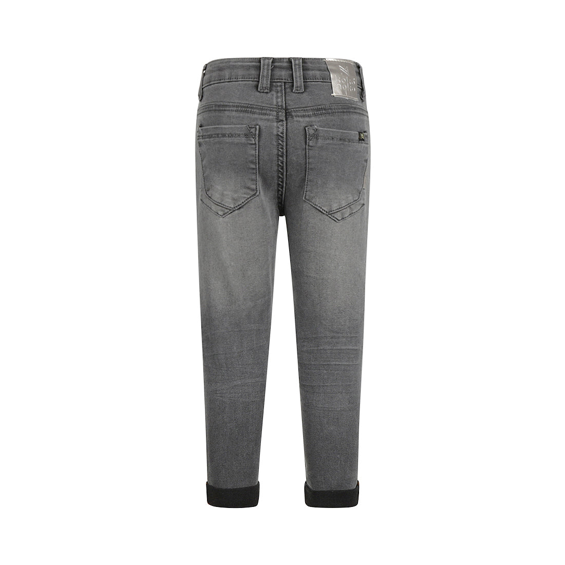 Meisjes Jeans loose fit van Koko Noko in de kleur Black jeans in maat 128.