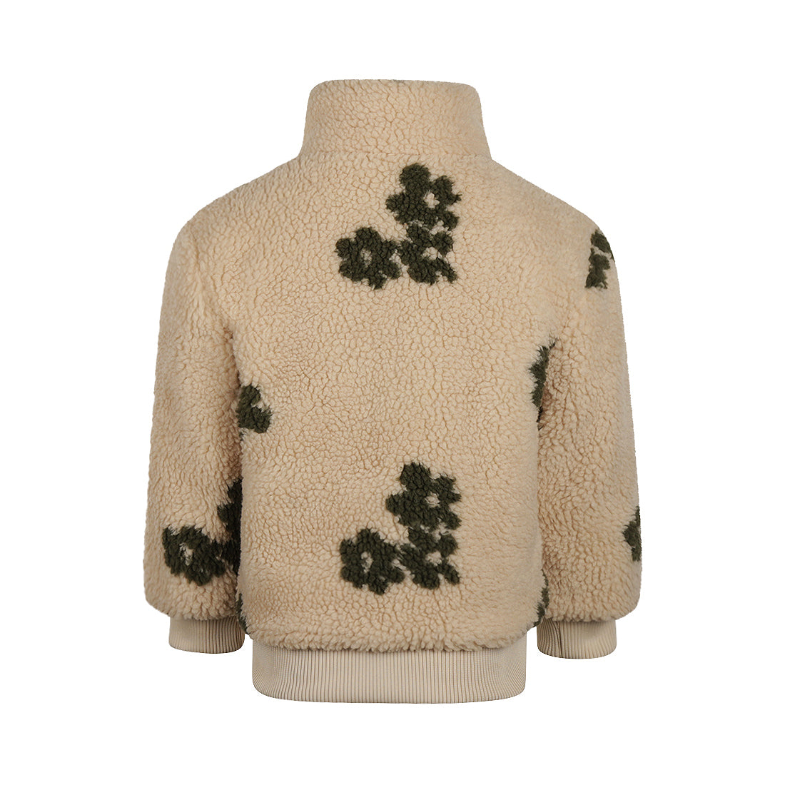 Meisjes Jacket teddy van Koko Noko in de kleur Off white in maat 128.