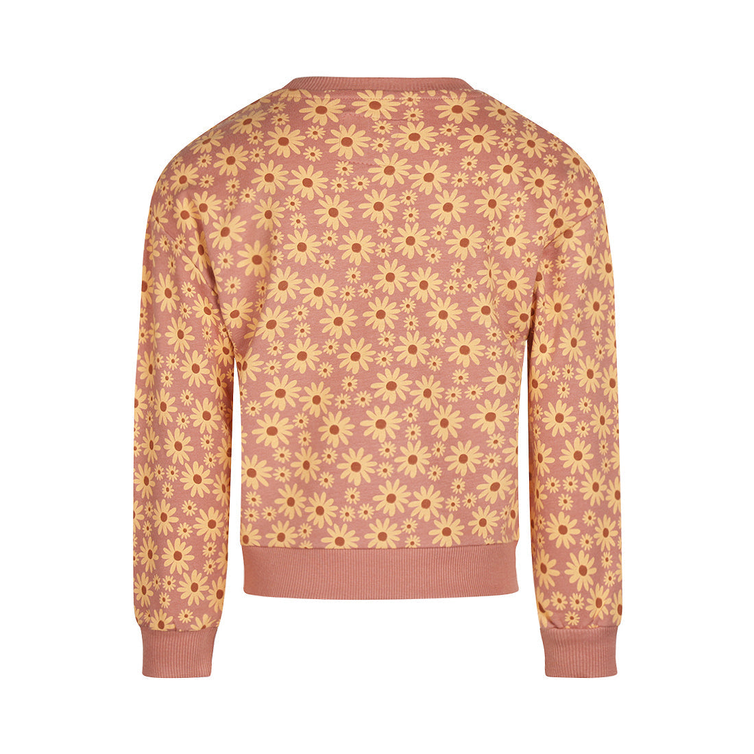 Meisjes Sweater dropped shoulder van Koko Noko in de kleur Dark old pink in maat 128.