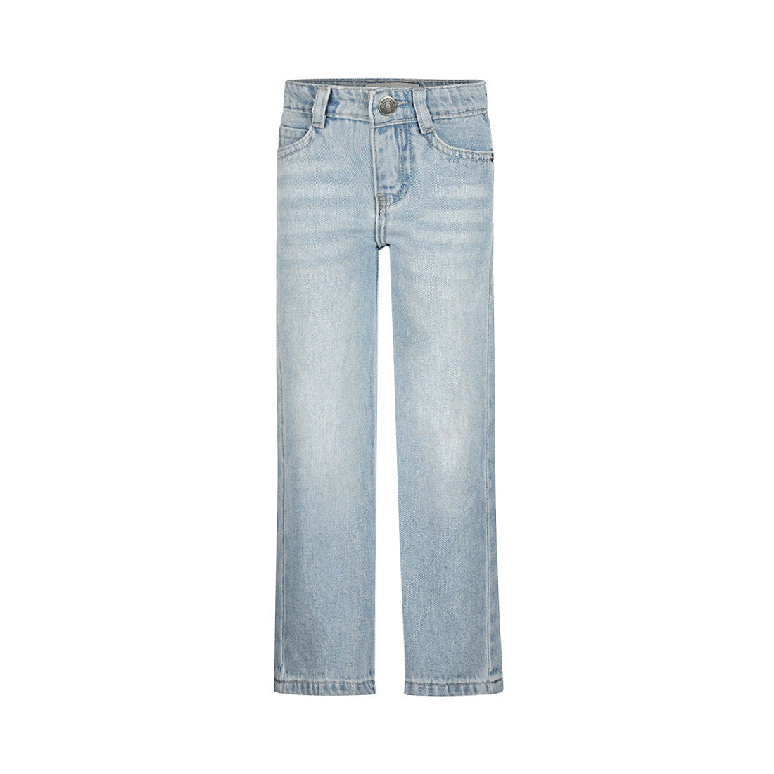Meisjes Jeans wide leg van Koko Noko in de kleur Blue jeans in maat 128.