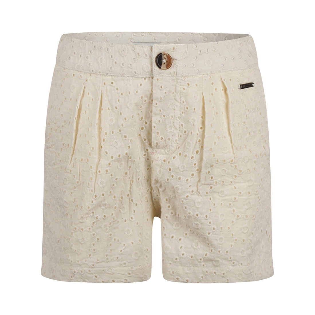 Meisjes Shorts van No Way Monday in de kleur Off white in maat 164.