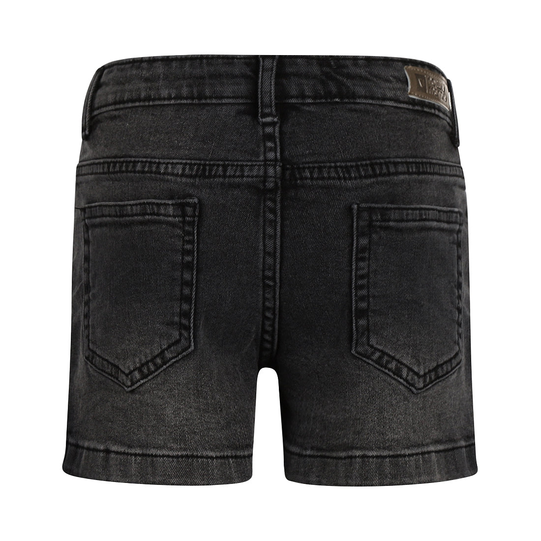 Meisjes Jeans shorts van No Way Monday in de kleur Dark grey jeans in maat 164.