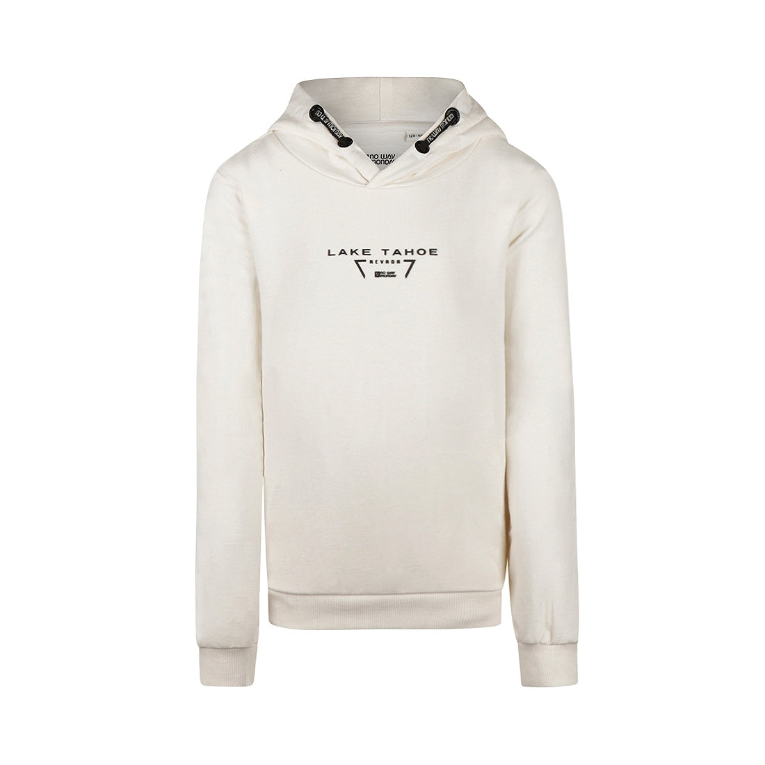 Jongens Sweater with hood van No Way Monday in de kleur Off white in maat 164.