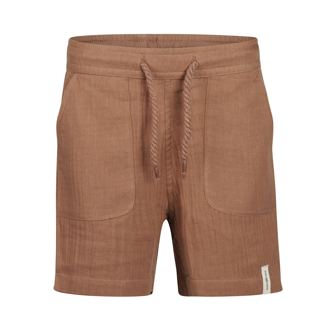 Jongens Shorts van Koko Noko in de kleur Faded brown in maat 128.