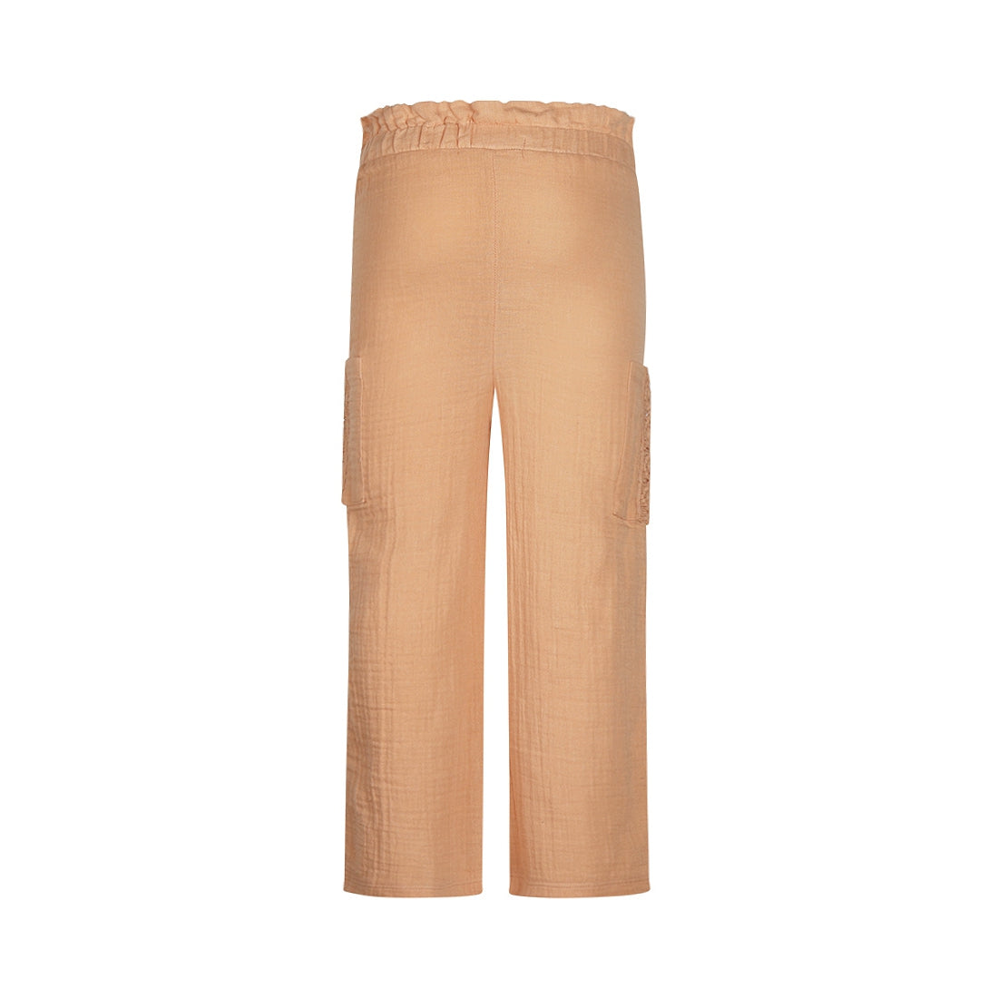 Meisjes Trousers wide leg van Koko Noko in de kleur Peach in maat 128.