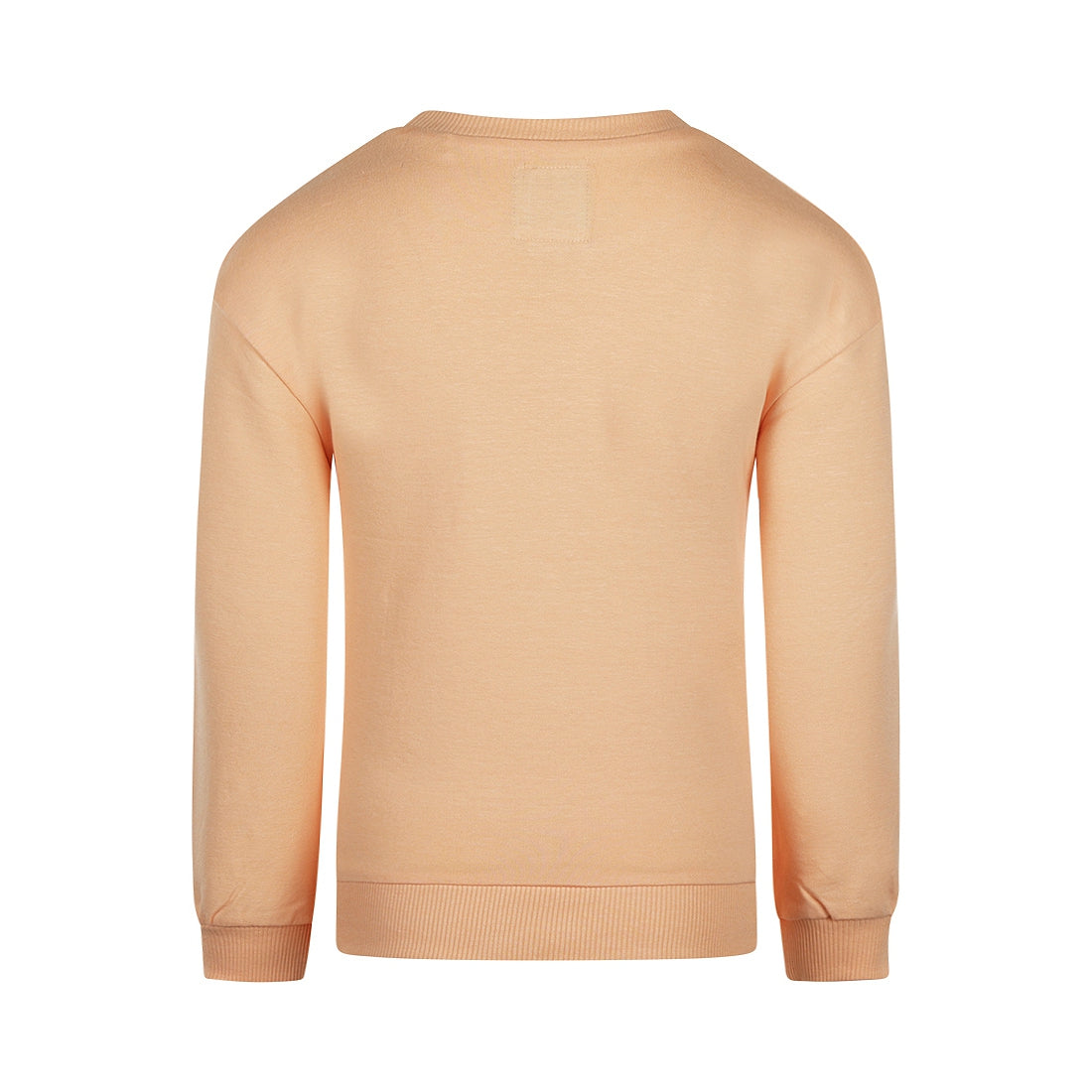 Meisjes Sweater dropped shoulder van Koko Noko in de kleur Peach in maat 128.