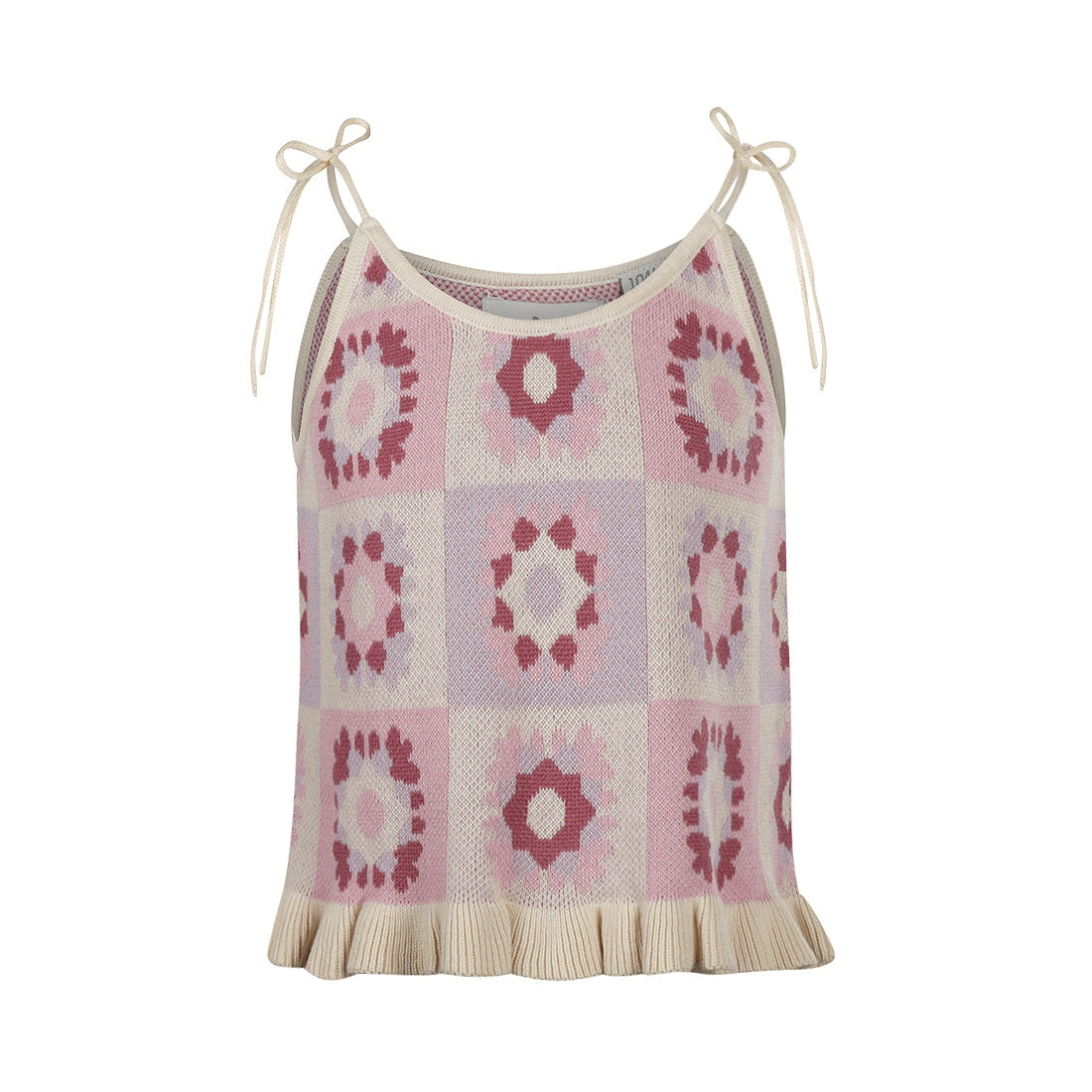 Meisjes Top with straps van Koko Noko in de kleur Multi colour in maat 128.