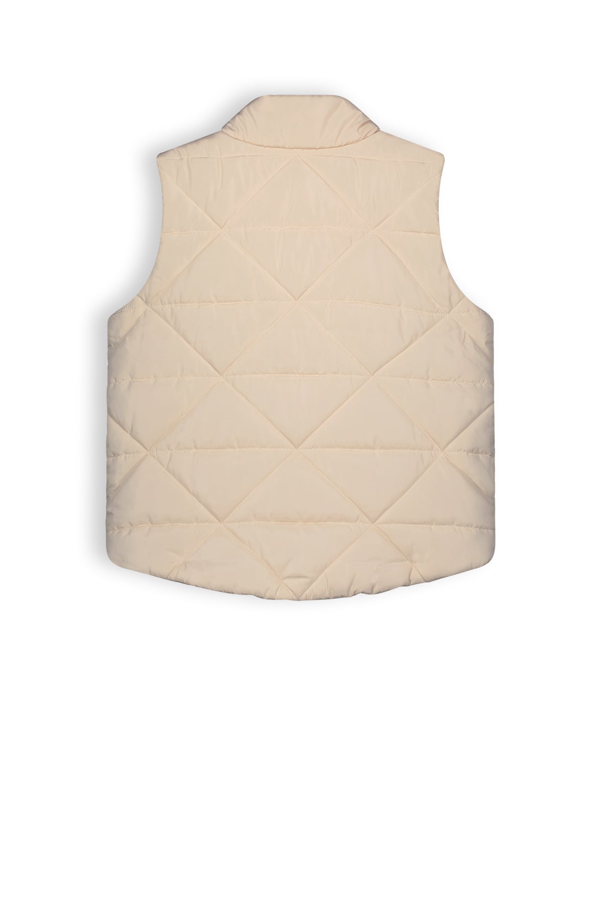 Meisjes Best bodywarmer van NoBell in de kleur Pearled Ivory in maat 170-176.