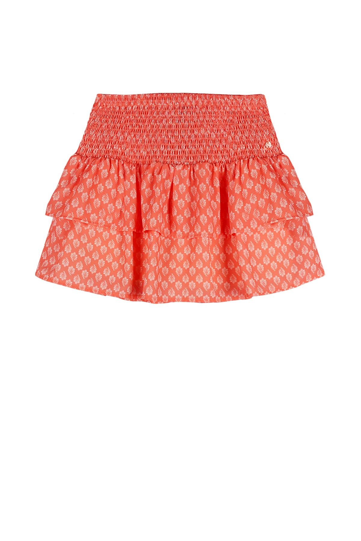 NoBell Nika smocked ruffled skirt