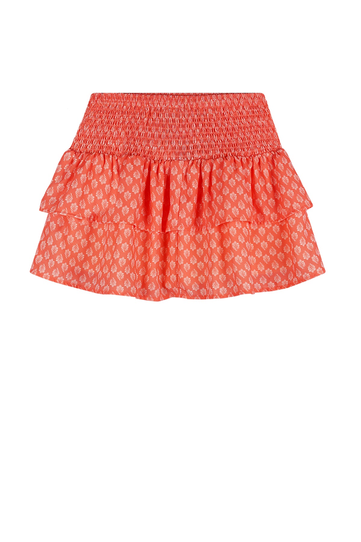 NoBell Nika smocked ruffled skirt