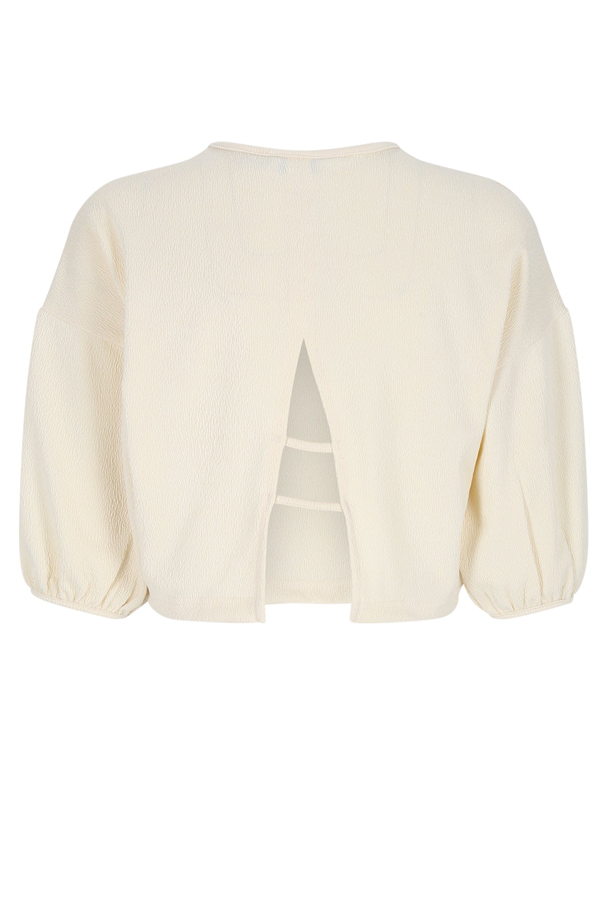 Meisjes Kess Oversized Cropped Top van Girls Teens in de kleur Pearled Ivory in maat 170-176.