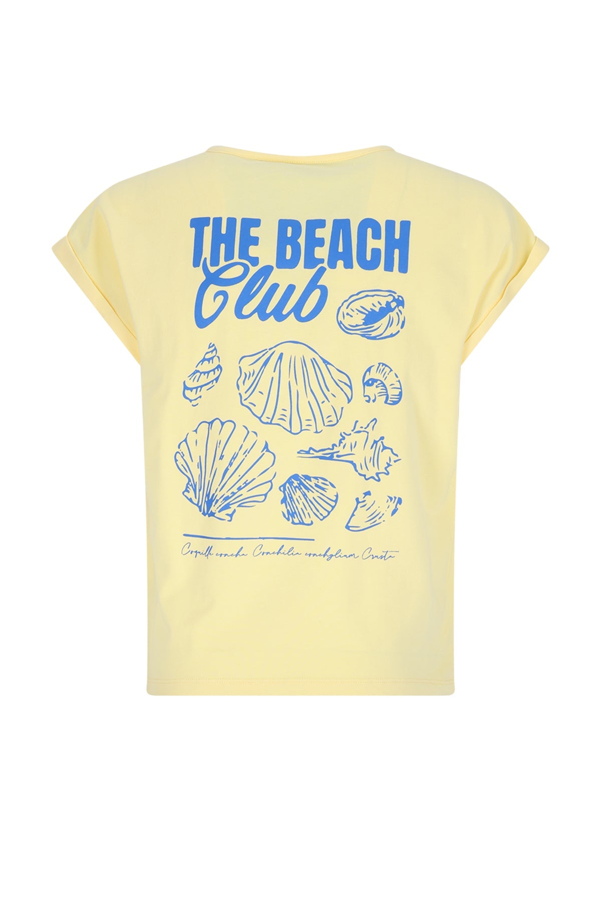 Meisjes Kasis Top with big back print van Girls Teens in de kleur Lemoncurd Yellow in maat 170-176.