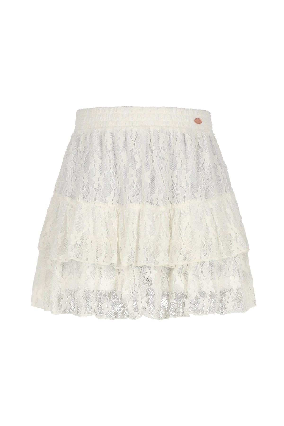 Meisjes Naia Lace Skirt van Girls Teens in de kleur Pearled Ivory in maat 170-176.