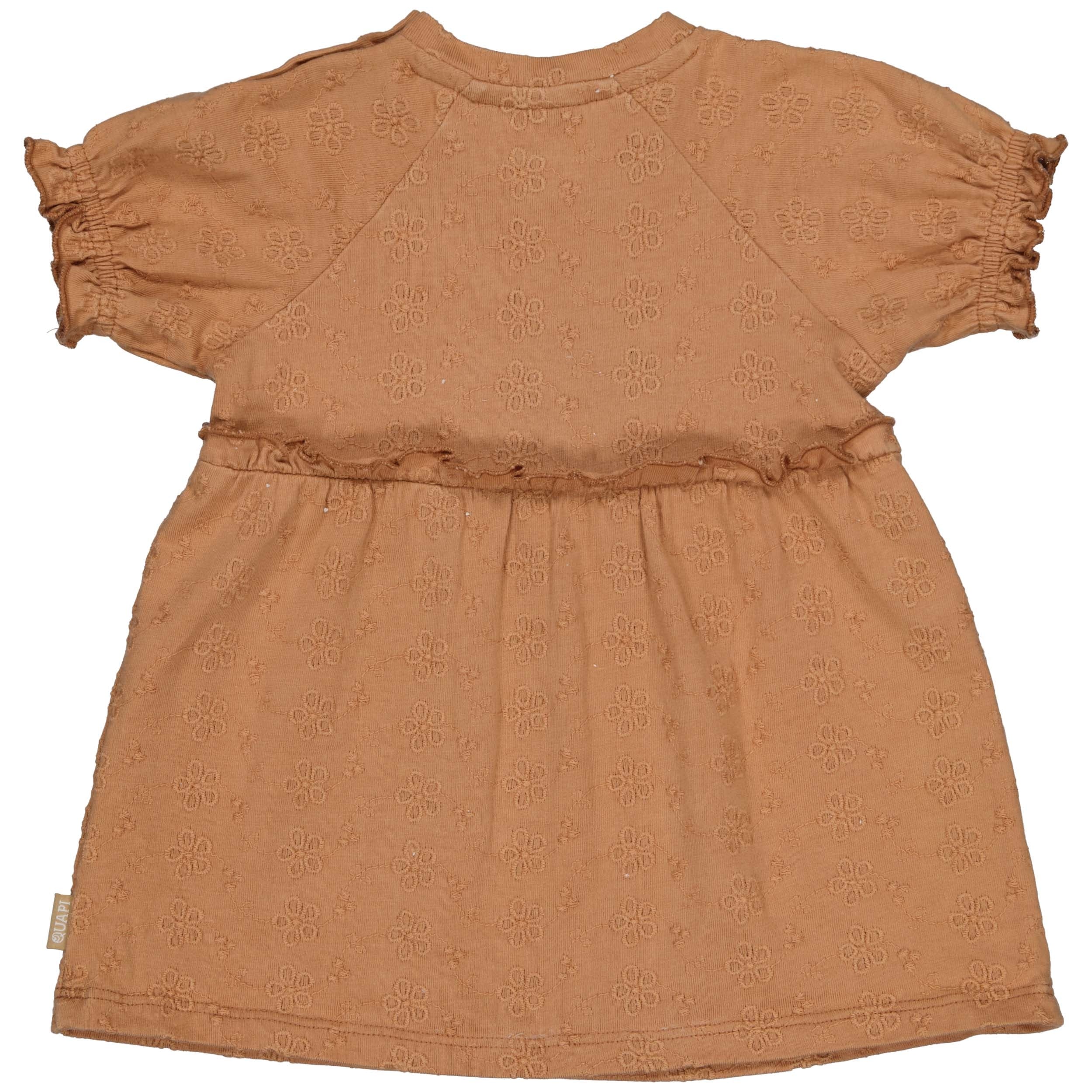 Meisjes DRESS GAIA van Quapi Newborn in de kleur Rust in maat 74.