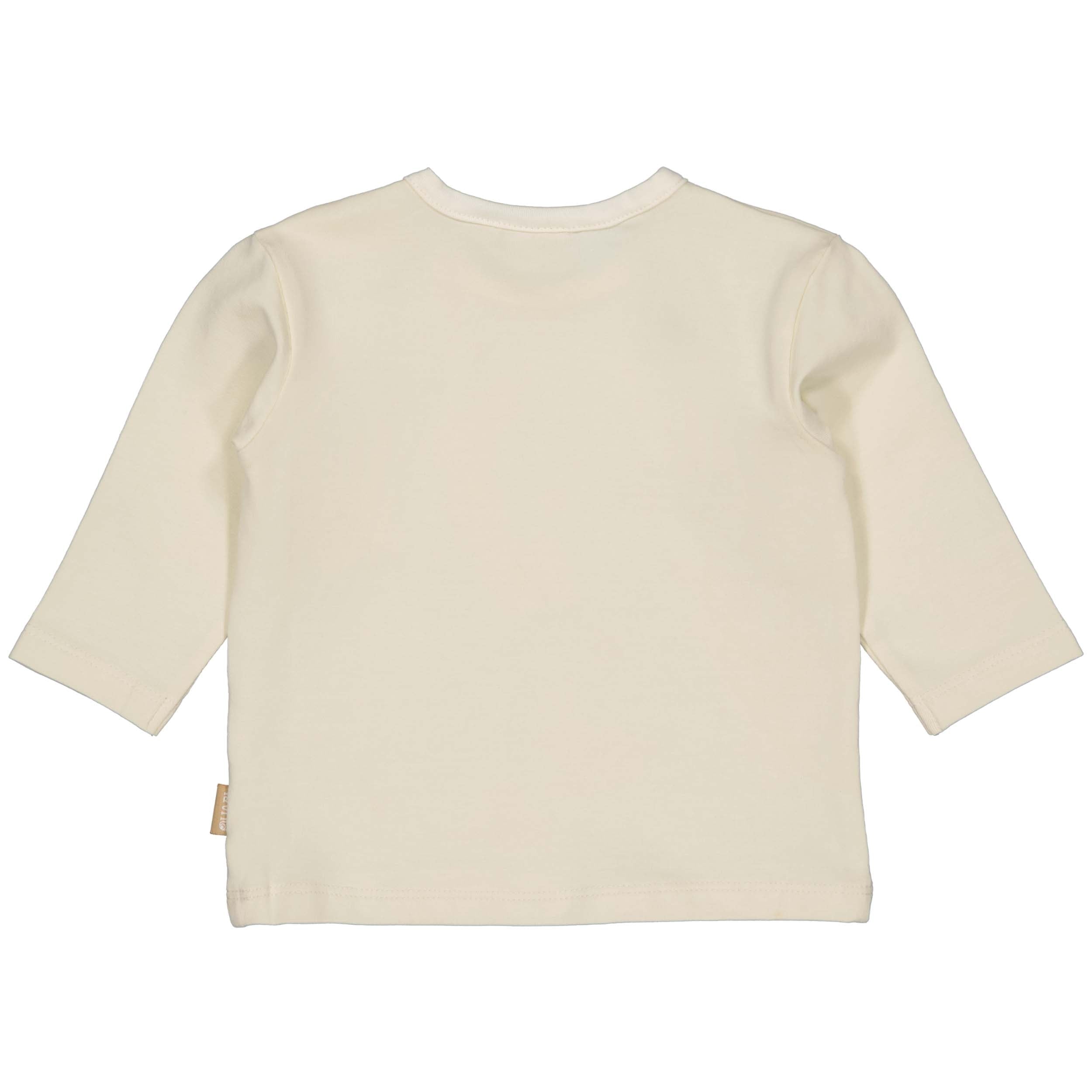 Jongens SHIRT GEER van Quapi Newborn in de kleur White Cream in maat 74.