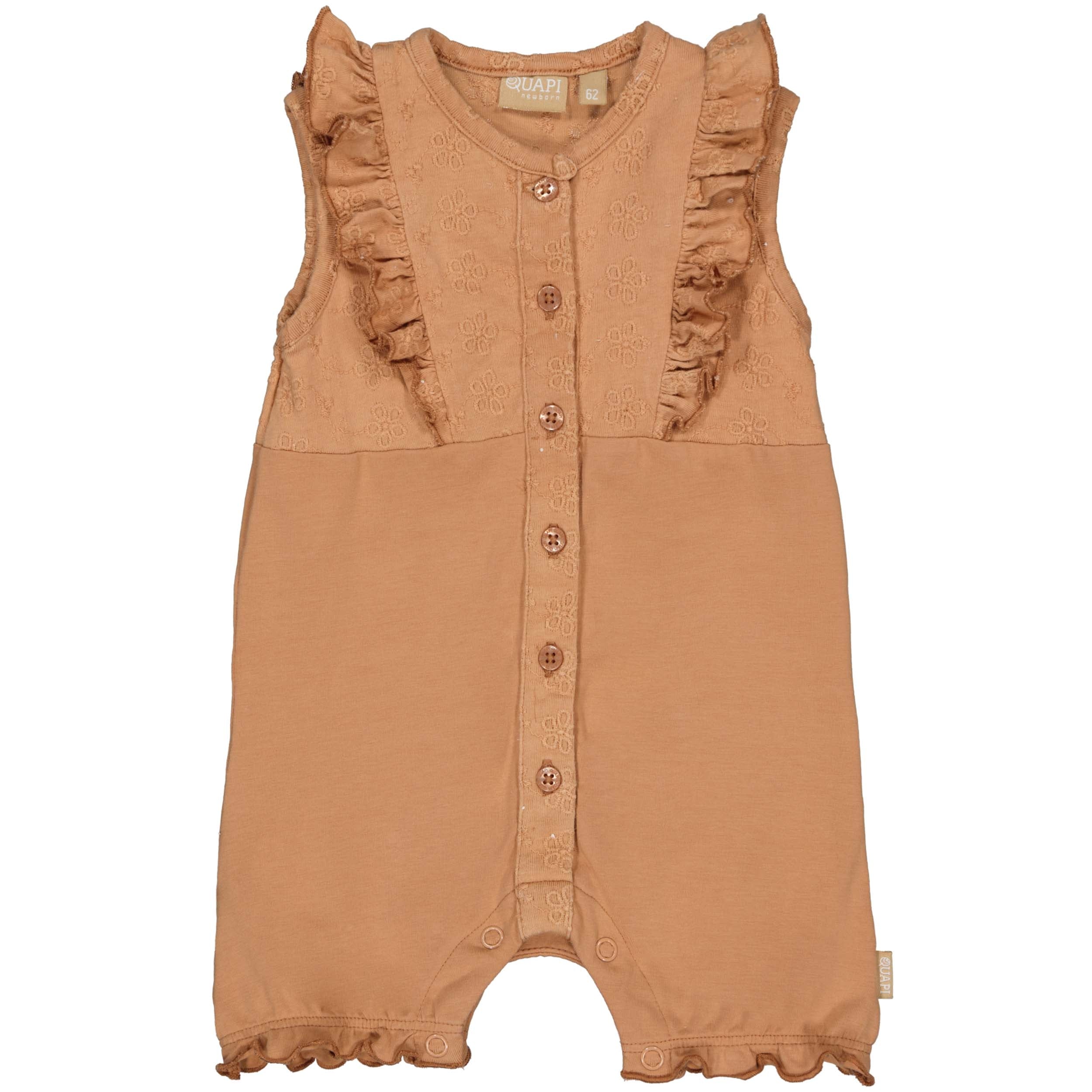 Meisjes PANTS GEERTJE van Quapi Newborn in de kleur Rust in maat 74.