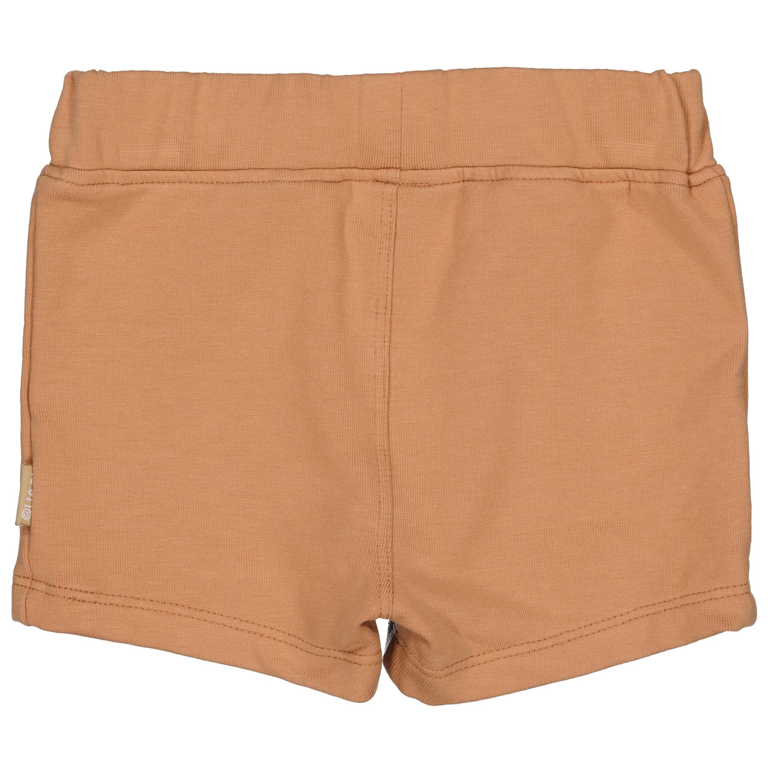Unisexs PANTS GIAN van Quapi Newborn in de kleur Rust in maat 74.