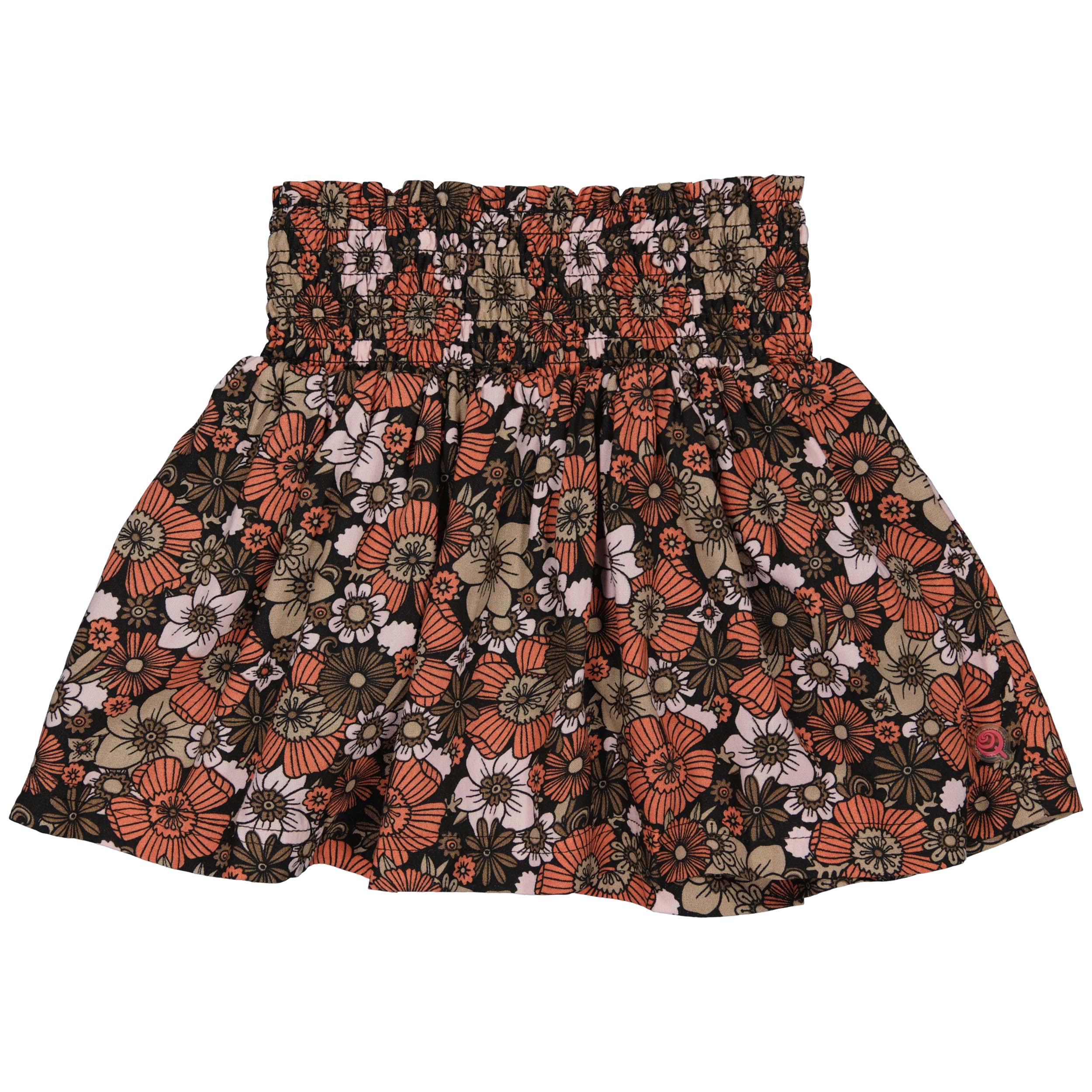 Meisjes Skirt AMOURQW231 van Quapi in de kleur AOP Coral Fushion Flowers in maat 134-140.