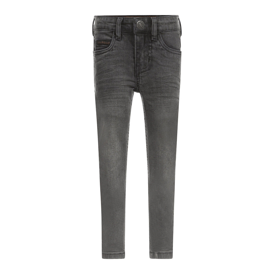Jongens Jeans Skinny van Koko Noko in de kleur Dark grey jeans in maat 128.