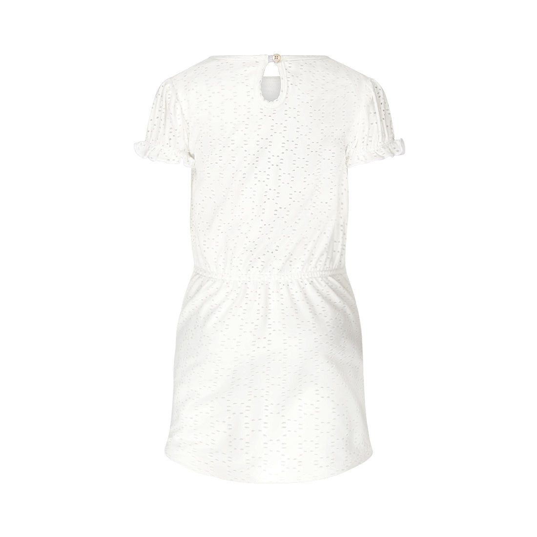 Meisjes Dress ss van Koko Noko in de kleur Off white in maat 128.