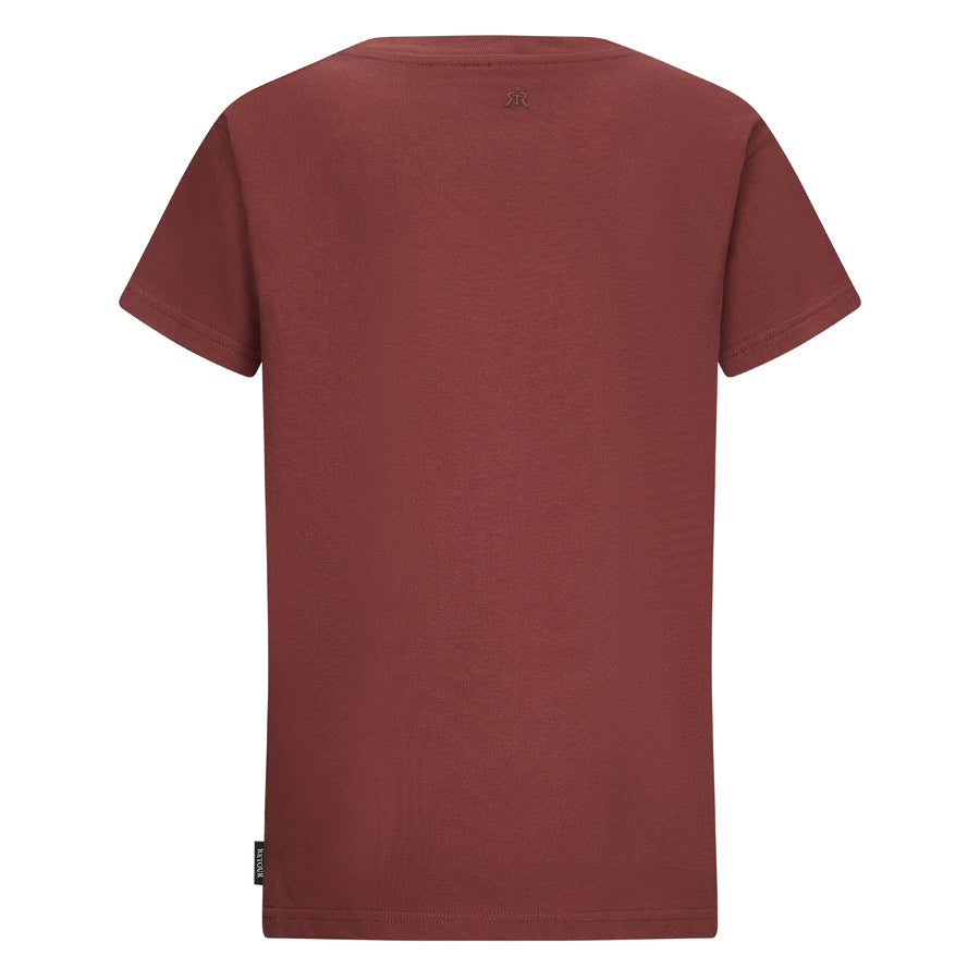 Jongens T-Shirt Seth van RETOUR in de kleur port in maat 182-188.