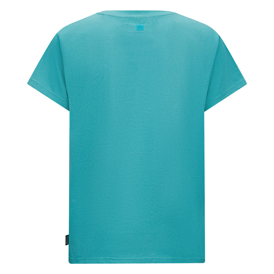 Jongens T-Shirt Randy van Retour in de kleur Blue Green in maat 158-164.