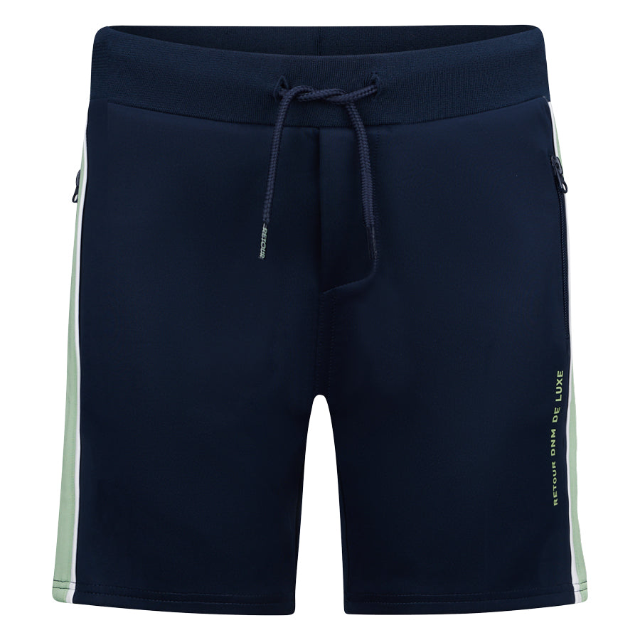 Jongens Short Lars (Touzani) van Retour in de kleur Dark Navy in maat 158-164.