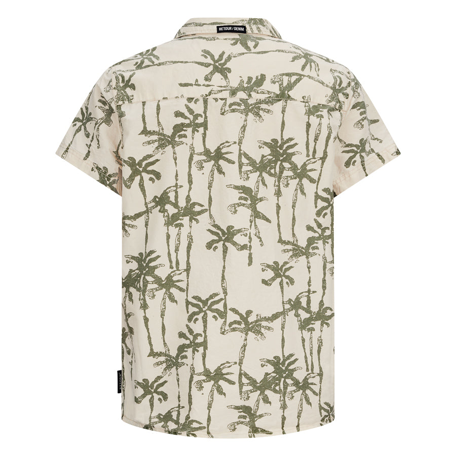 Jongens Shirt Levi van Retour in de kleur Bone in maat 158-164.