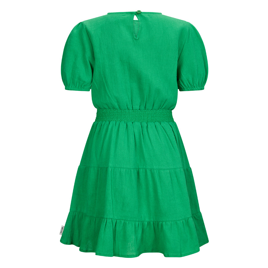 Meisjes Dress Conchita van RETOUR in de kleur bright green in maat 182-188.