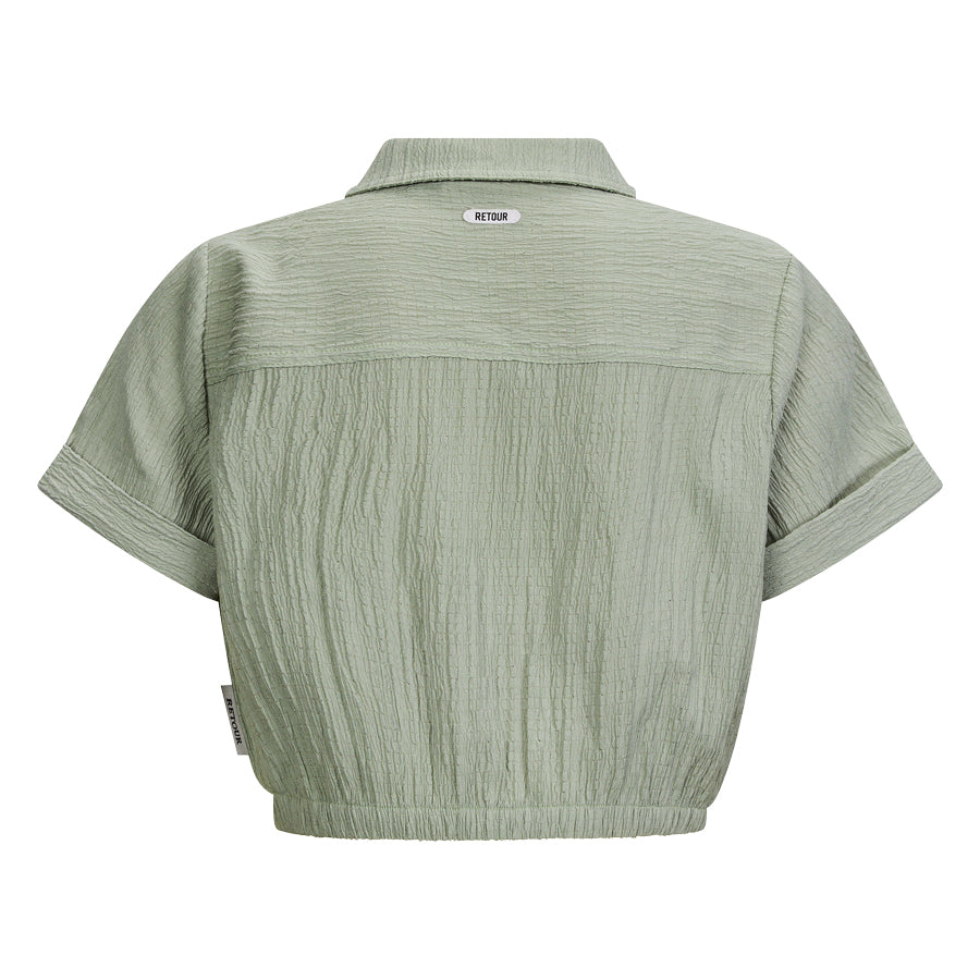 RETOUR Cropped blouse Nina