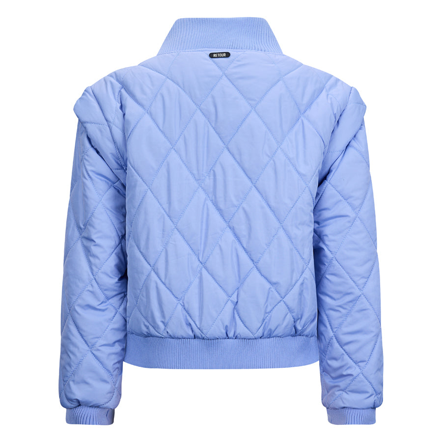 Meisjes Summer Jacket Steffie van RETOUR in de kleur sweet lavender in maat 158-164.