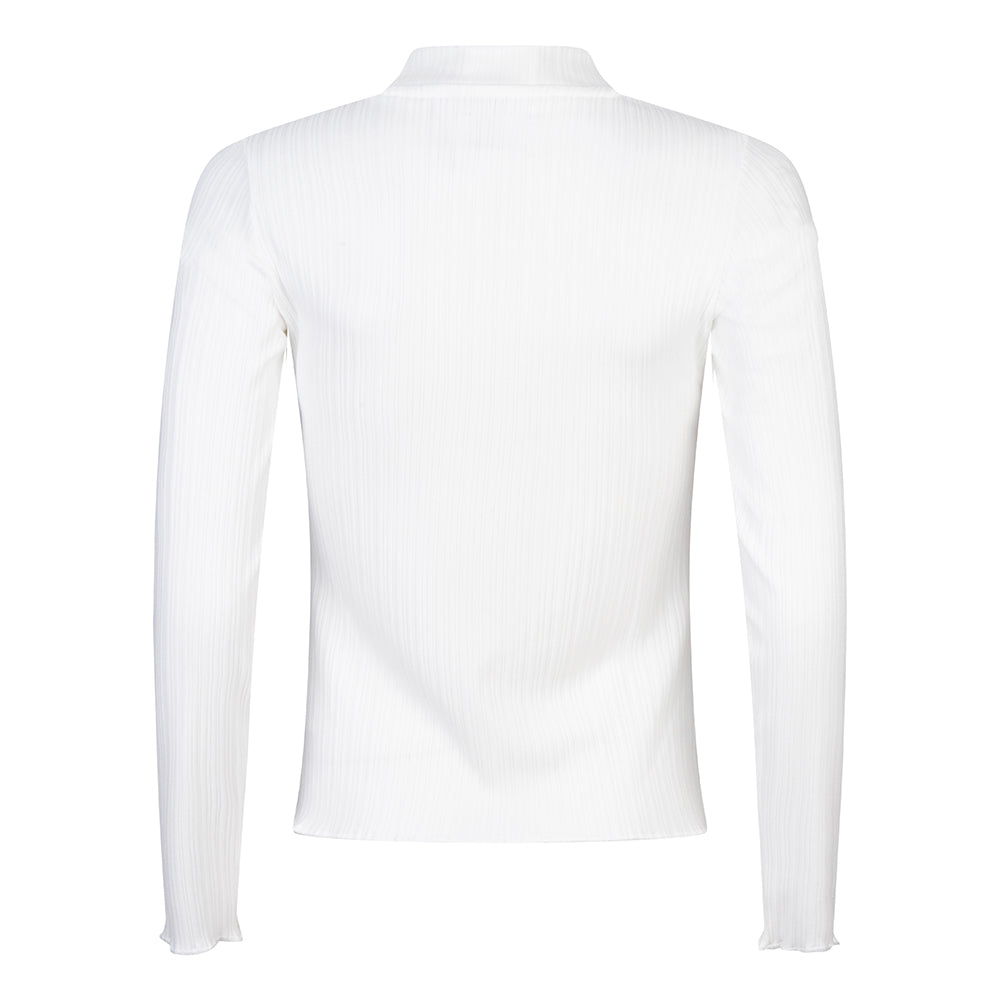 Meisjes Col Shirt Longsleeve van Rellix in de kleur Off White in maat 176.