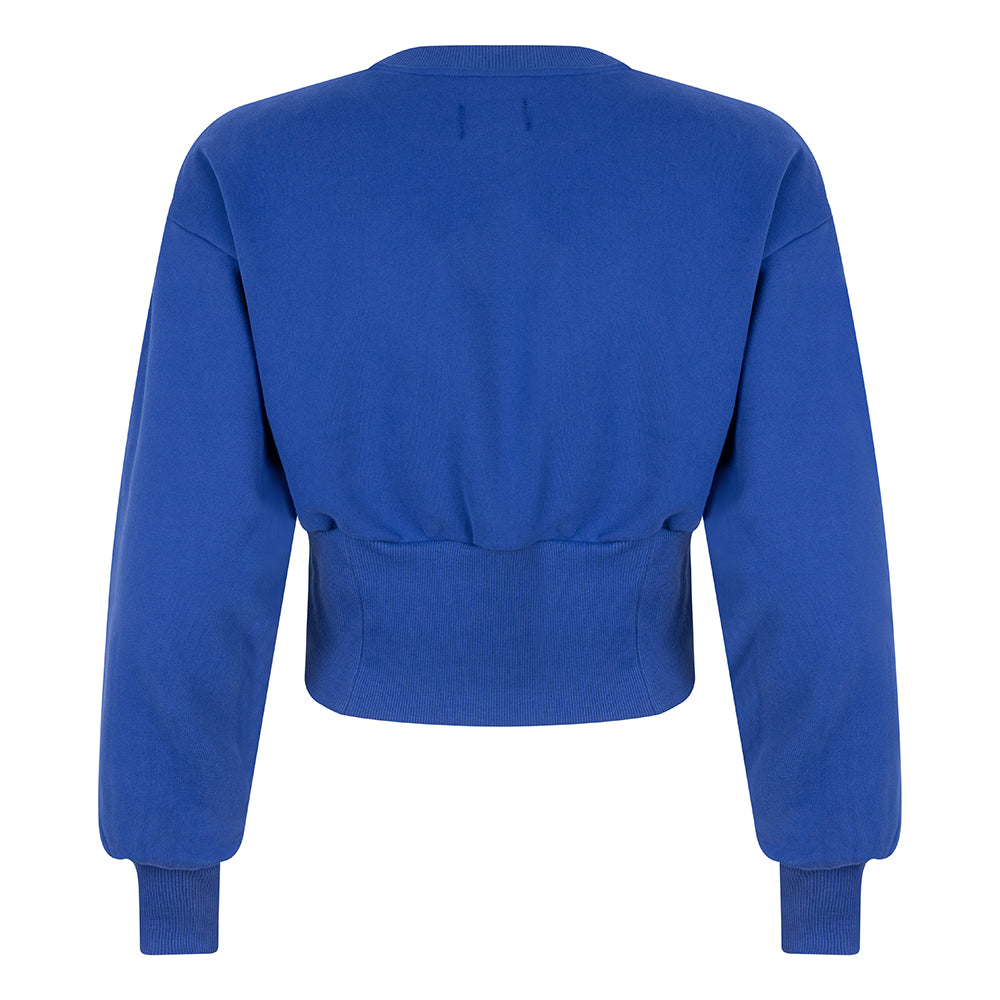 Meisjes Sweater Rellix van Rellix in de kleur Deep Marine Blue in maat 176.
