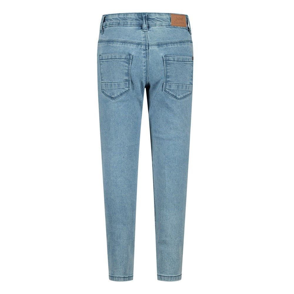 Meisjes Broek - Summer Denims van Jubel in de kleur Blue denim in maat 128.