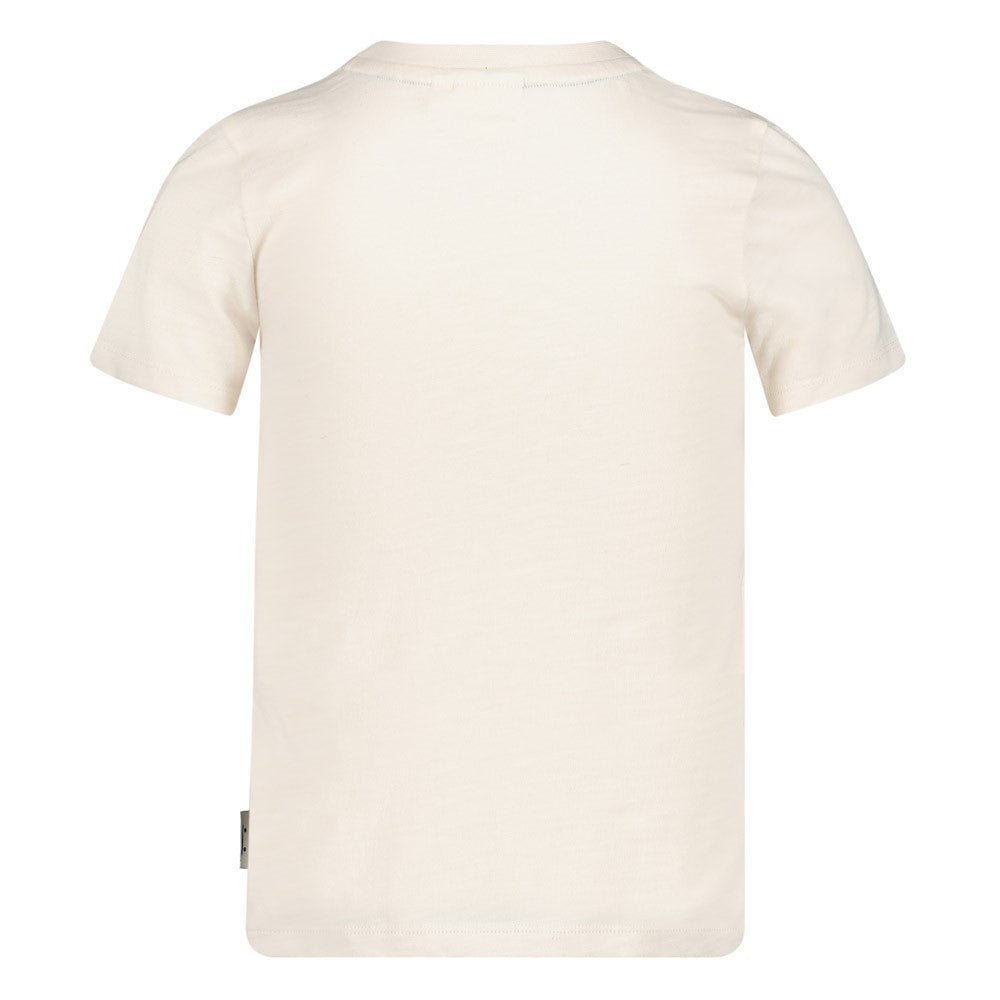 Jongens T-shirt - The Good Life van Sturdy in de kleur Off white in maat 128.
