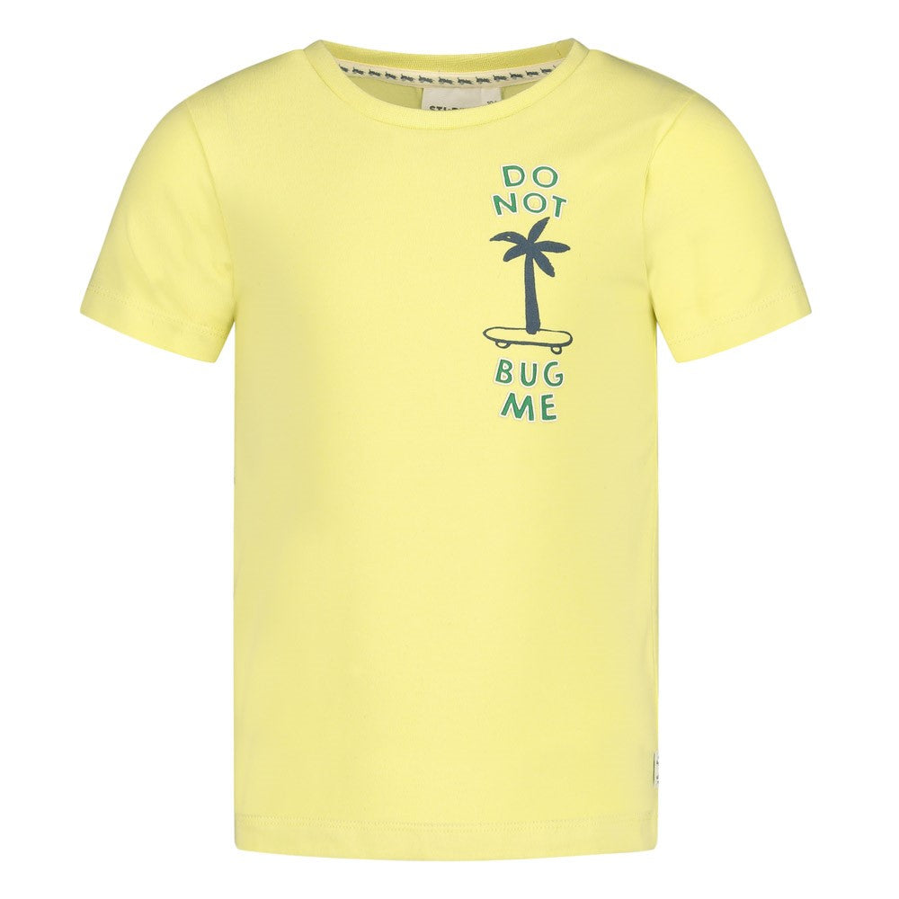 Jongens T-shirt - Explore More van Sturdy in de kleur Geel in maat 128.