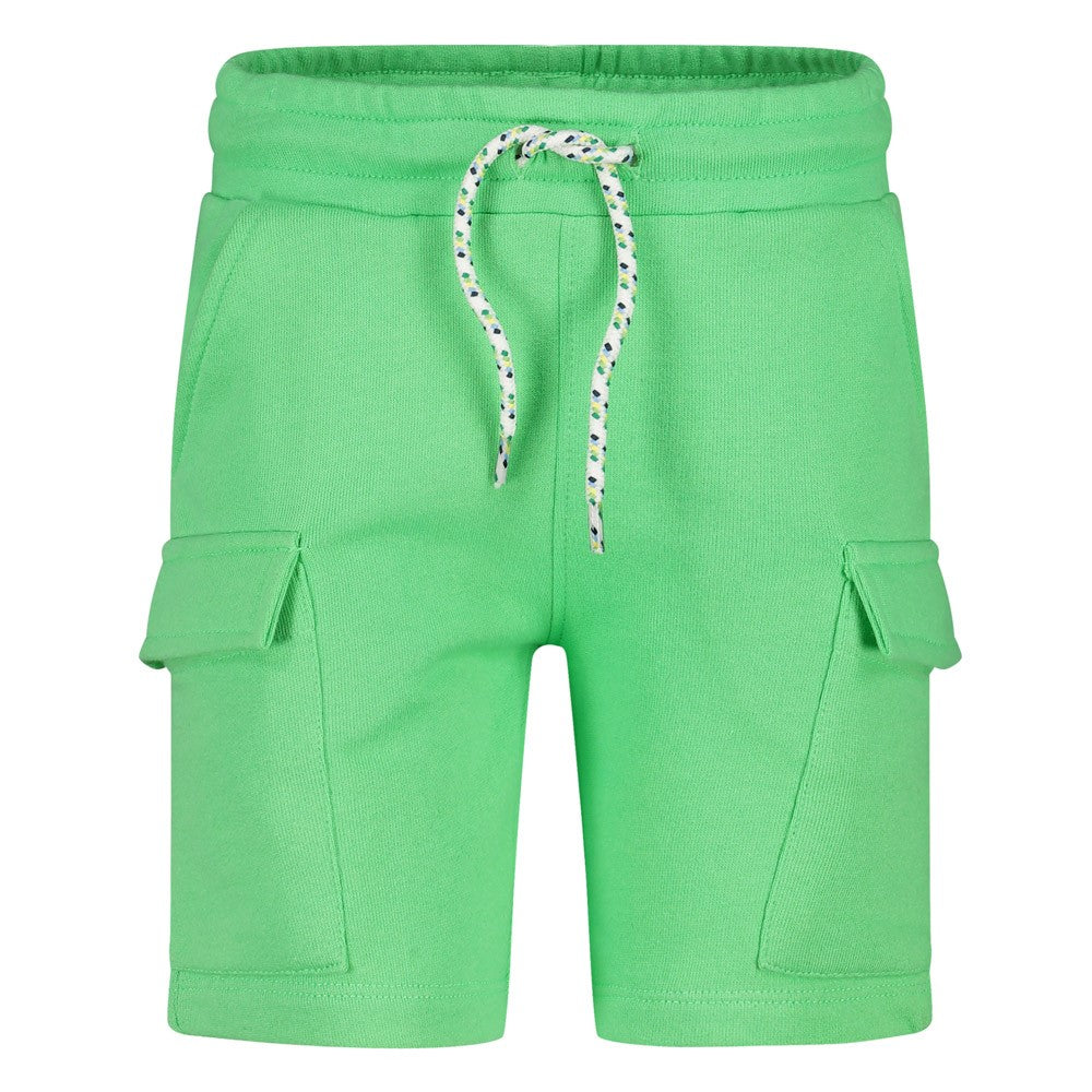 Jongens Short - Explore More van Sturdy in de kleur l.Groen in maat 128.